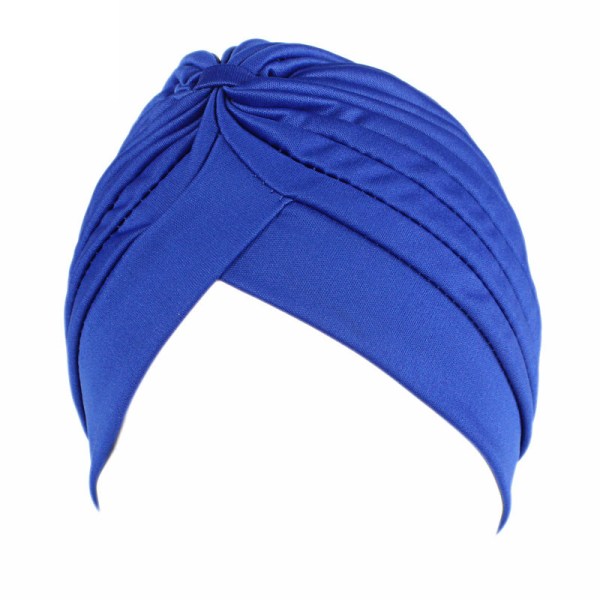Kvinnor Plisserad knut Twist Cap Huvudband Headwrap Hat 5