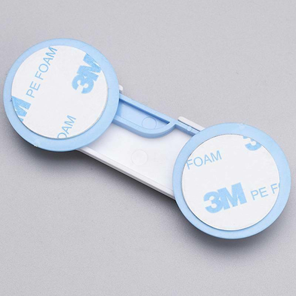 Barnskåp dörr låda kylskåp dörr spärr Blue 1PCS