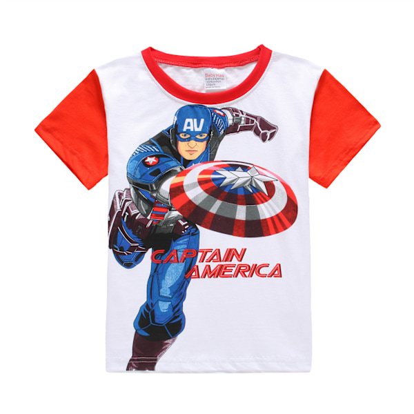 Superman Batman Pojkar T-shirt Tecknade Toppar Tee Barn Pojkar Flickor T-shirts Barnkläder Sommar Kortärmad #5 100cm