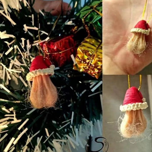 Stygg jul roliga hängande träd dekoration prydnader present B