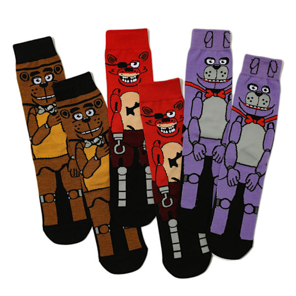 Vuxna Mode Cartoon Strumpor Bomull Varma Sockor Flicka Julgåva red