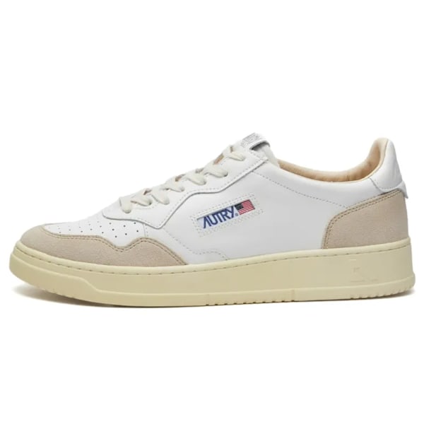 AUTRY 01 LÅG SNEAKER I LÄDER OCH MOCKA Grey White 40