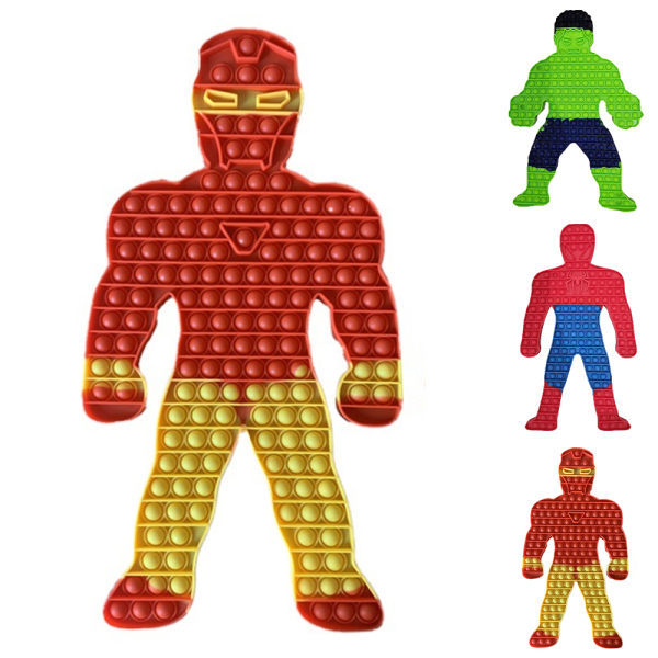 Fidget toys Barn Superhjälte Iron Man Spiderman Hulk Fingertops iron Man