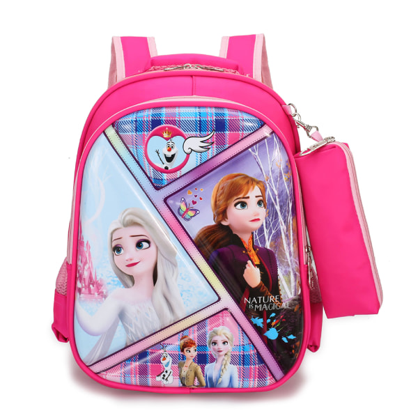 Frozen Princess Kids vattentät skolväska Tecknad ryggsäck E
