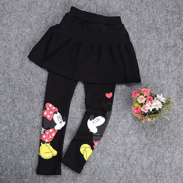 Barnflicka Mickey Minnie Mickey Mouse byxor _  tutu kjol black 2-3 Years