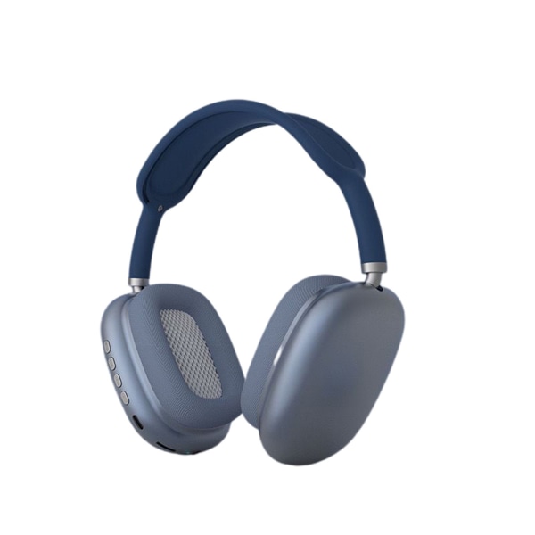 P9 trådlös hörlurar Bluetooth hörlurar brusreducerande över örat Stereo Sport blue