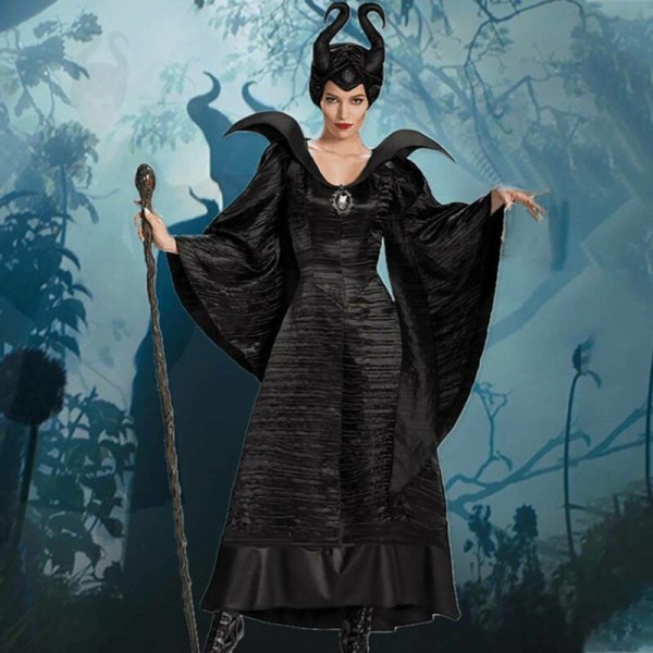 Evil häxadrottning Halloween cosplay kostym fancy dress ädel M = UK/AU 10 = EU 36