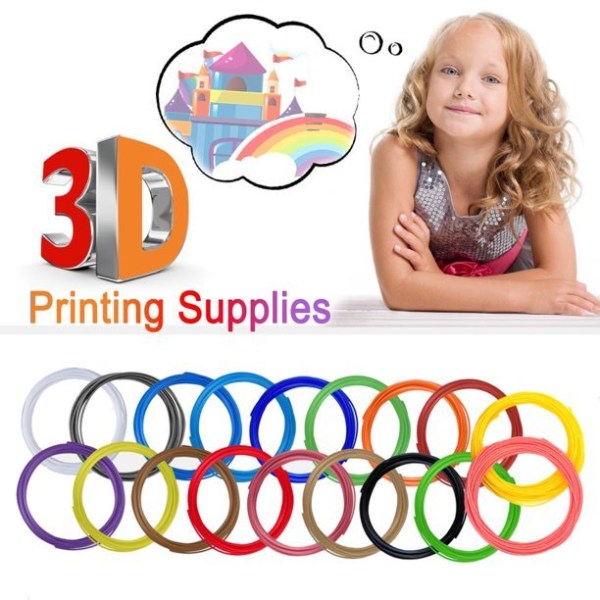 3D Pen Filament 20 färger utskrift Kreativ hobby skrivare 20 colors 5M
