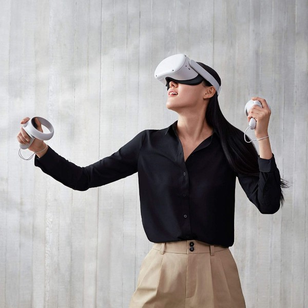 VR Quest2 Allt-i-ett Virtual Reality Gaming Goggle Case bule