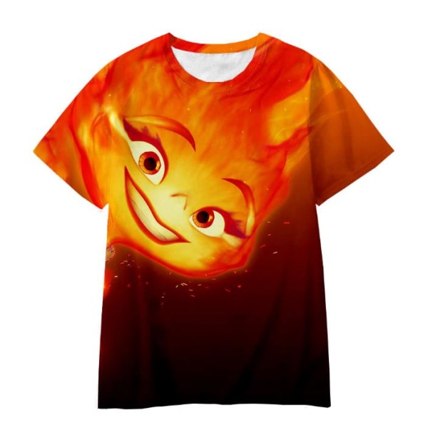 Crazy Elements Kids Kortärmad Lös T-shirt Top Unisex Tee B 150cm