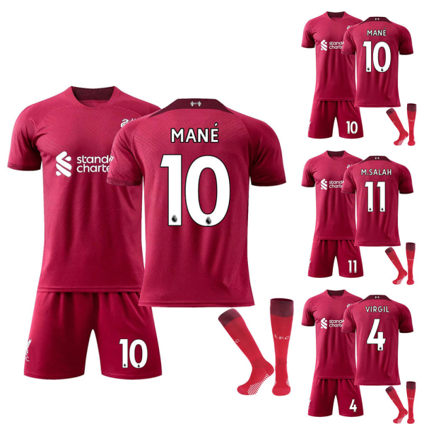 Kids Soccer Kit LIVERPOOL Hemmalaget Fan Training Suit&Stocking 10 24#