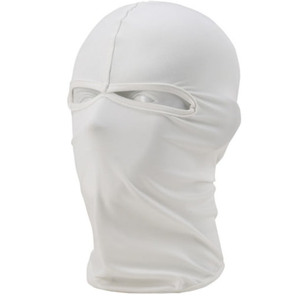 Vinter Helmask Varmmask Utomhuscykling Vindskydd white