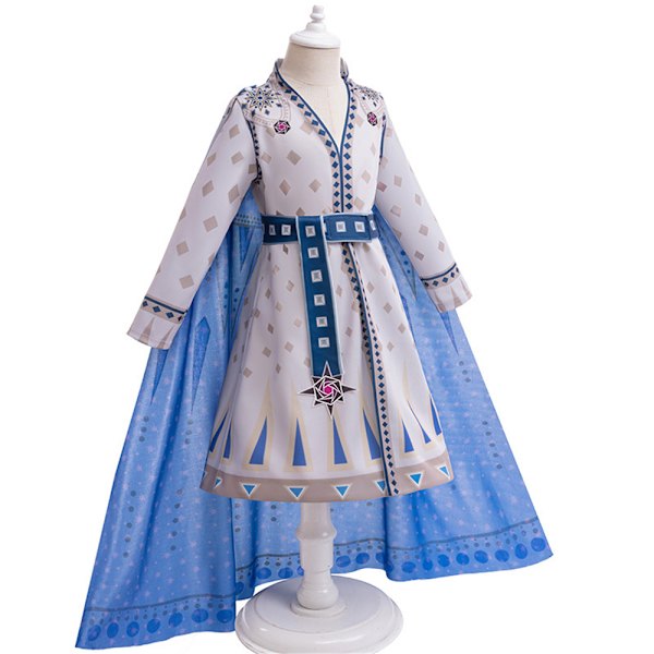 2024 Disney Wish King Magnifico Maskeraddräkt Barn Pojkar Kostym 140cm