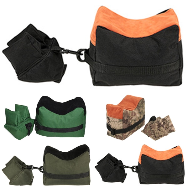 Utomhus Jakt Shooting Support Sand Bag Target Front Back Kudde dark green  d7f0 | dark green | Fyndiq