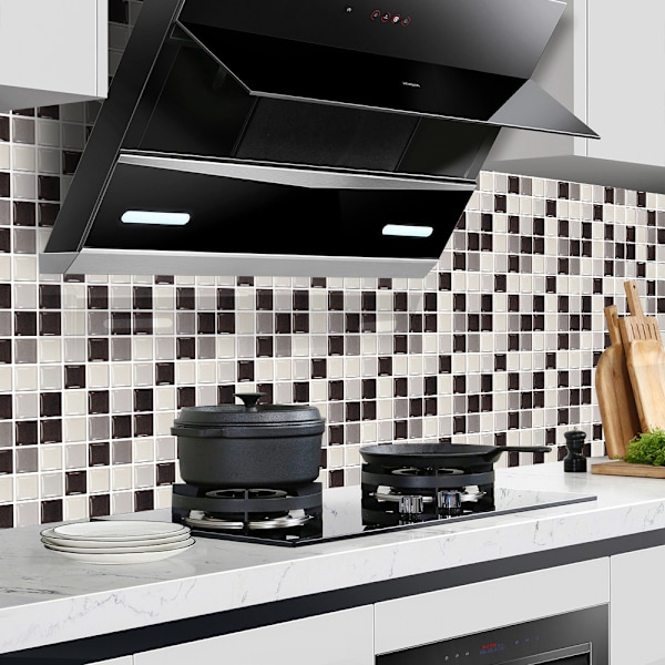 10x DIY Mosaik Badrum Kakel Klistermärken Självhäftande Väggdekaler C 10PCS
