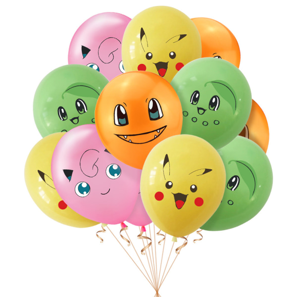 Pikachu-tema födelsedagsfest set som dekorationer för pojkar