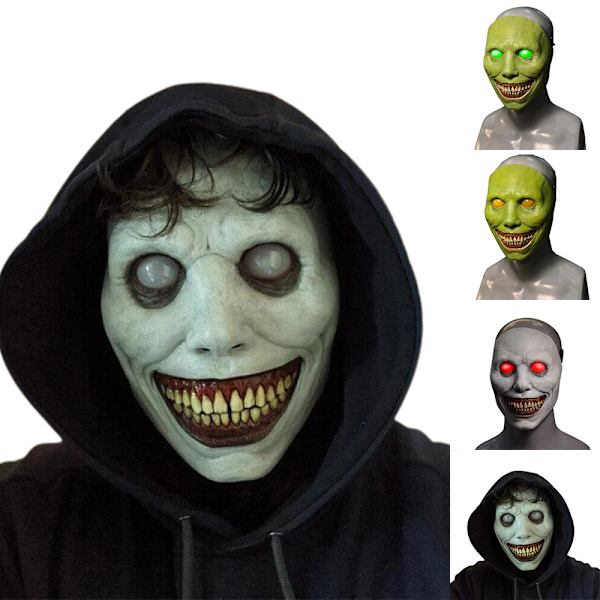 Halloween Terror Exorcist Mask Party Fancy Cosplay Kostym White