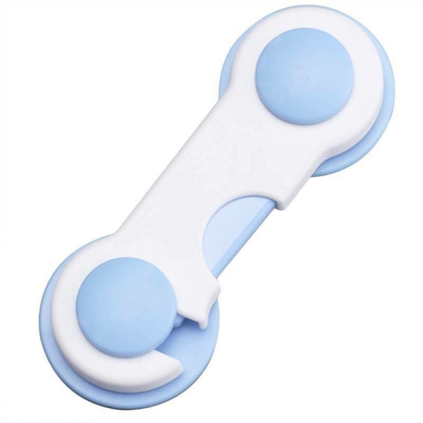 Barnskåp dörr låda kylskåp dörr spärr Blue 15PCS
