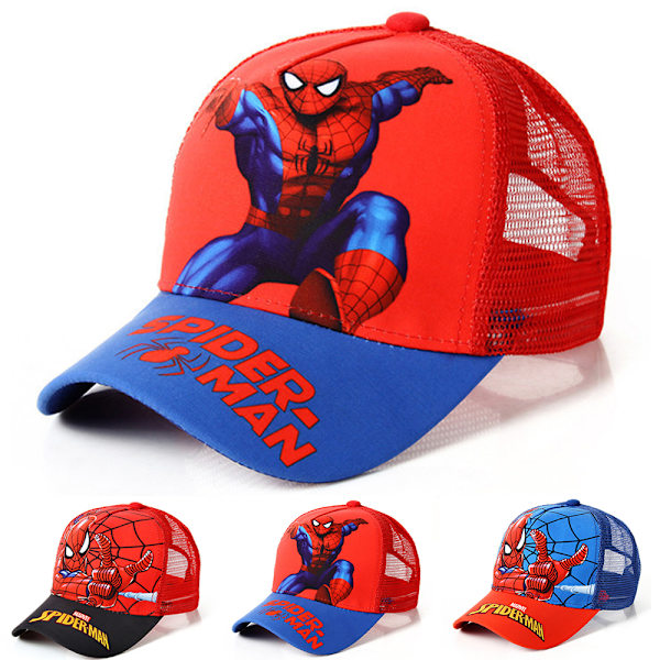 Disney Spiderman Bomull Barn Baseballkeps För Pojkar Barnmössa C