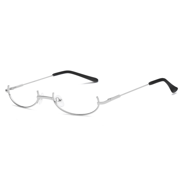 Unisex -inredningsglasögon närsynthet halvbågar glasögonbåge cosplay #3