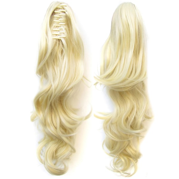 Lady Hair Extensions Clip Hästsvansar Weaves Curly Wavy Peruk 55cm 13