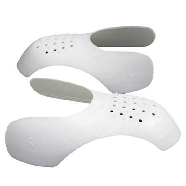 1 par sneaker shield rynkskydd fotvalv skydd white 40-46