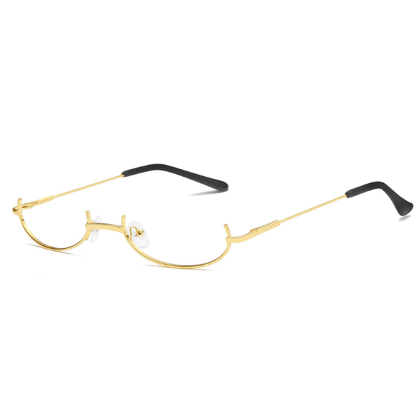 Unisex -inredningsglasögon närsynthet halvbågar glasögonbåge cosplay #2