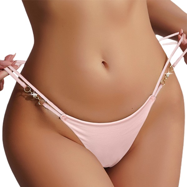 Kvinnor Sexiga Spets Underkläder Underkläder Strumpor Trosor Kalsonger pink M