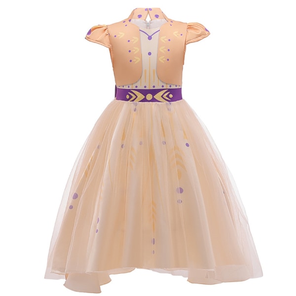 Girls Frozen Queen Disney Princess Cosplay Cosplay Party Dress 120cm
