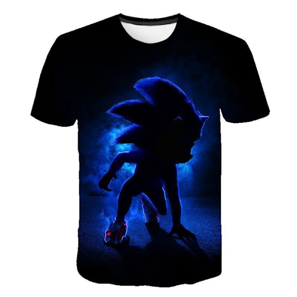 Sonic the Hedgehog Pojkar T-Shirt Tecknade Toppar Tee Barn Pojkar Flickor T-shirts Barnkläder Sommar Kortärmad #2 120cm