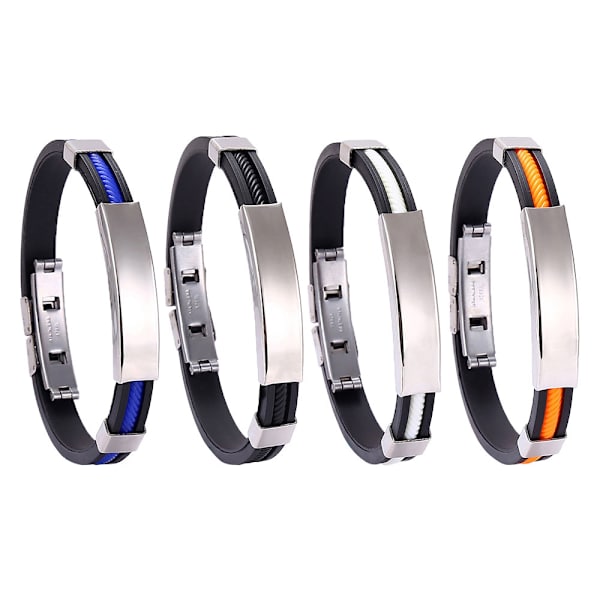 Handledsband för män Armband för energi white