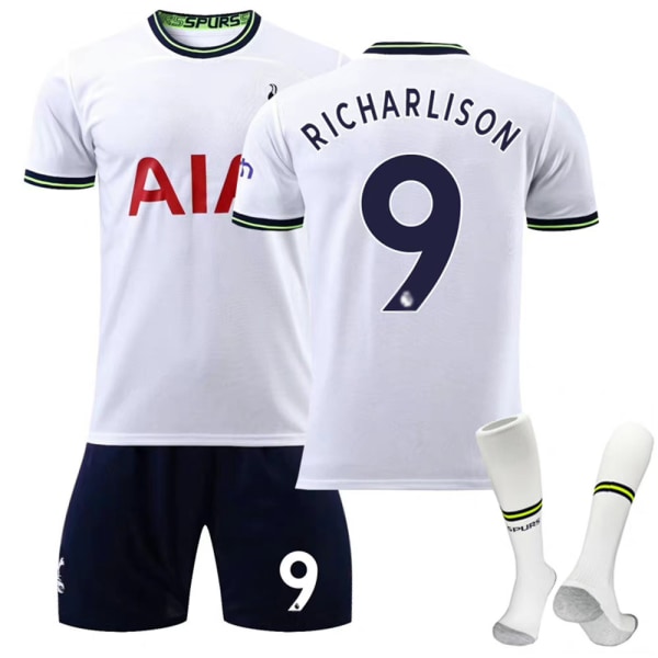 Barnfotbollströja Tottenham värd VM fotbollströja barn tränings sportkit #9 10-11Y
