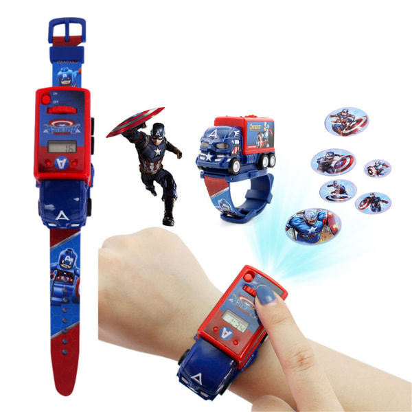 Hulk Kids Digital Boys Pull Back Truck 6 bilder Watch Stor julklapp American team