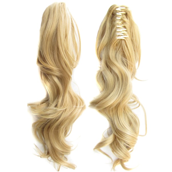 Lady Hair Extensions Clip Hästsvansar Weaves Curly Wavy Peruk 55cm 10