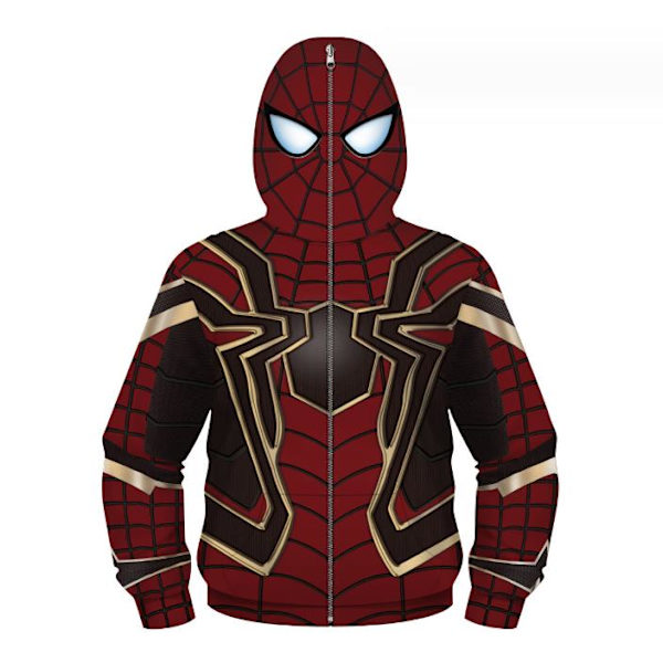 Spiderman Into the Spider Verse Miles Morales Cosplay barn Hoodie A L