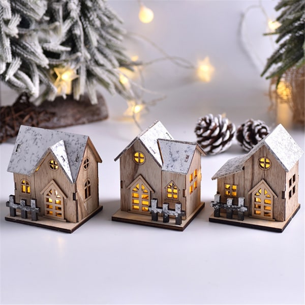 Julby Jultomte Vit LED Julfigurer Present C
