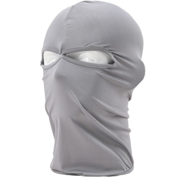 Vinter Full Face Varm Mask Utomhus Cykling Vindskydd light grey