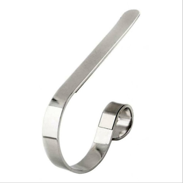 4 st julstrumpehängare hållare krokar hem väggdekor silver 4pcs