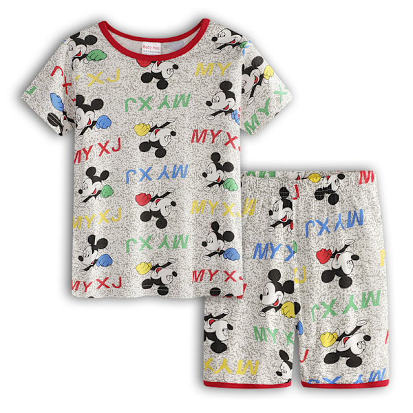 Mickey Pojkar Pyjamas Barn Pojkar Flickor 2st Set Kortärmad Tryck Toppar+ Shorts Tryckta Kläder Pyjamas & Vardagskläder Barnpresent #1 130cm