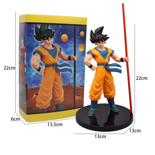 Dragon Ball Actionfigurer Son Goku Kakarotto Animefigur 13*13*22cm