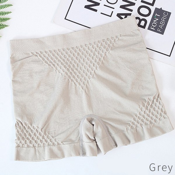 Dam Elastisk Mjuk Säkerhet Under Shorts Slimma Underkläder Byxor grey M