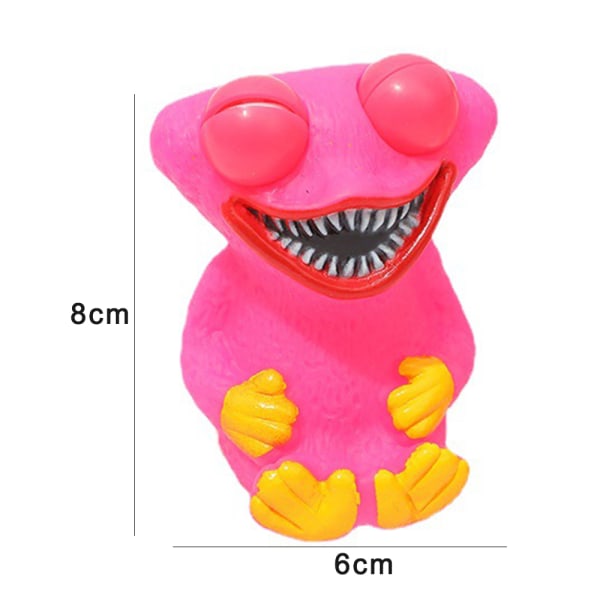 Poppy Playtime Huggy Wuggy Pop Eye Stress Relief Push Toy Squish Pink