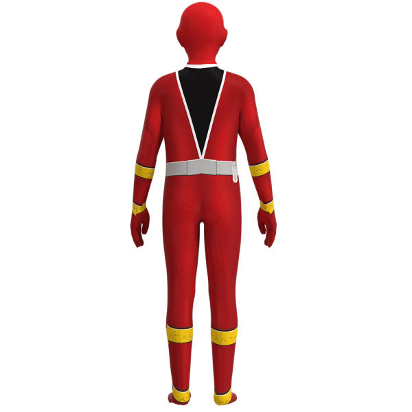 Barnkostym Cosplay Knight Dragon Team Jumpsuit Tights + Mask red 150cm
