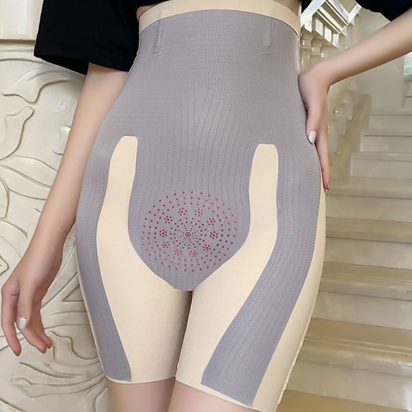 Shapewear för kvinnor, Tummy Control Body Shaper, Höga midjeunderbyxor skin L