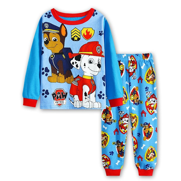 Tecknade Pojkar Pyjamas Barn Pojkar Flickor 2st Set Långärmad Tryckta Toppar+ Byxor Tryckta Kläder Pyjamas & Vardagskläder Barnpresent #1 90cm