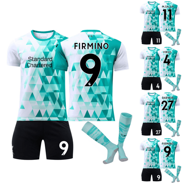 Barnfotbollströja Barnfotbollssats LIVERPOOL Bollspel Fan Träningsdräkt & Strumpor 9 26#
