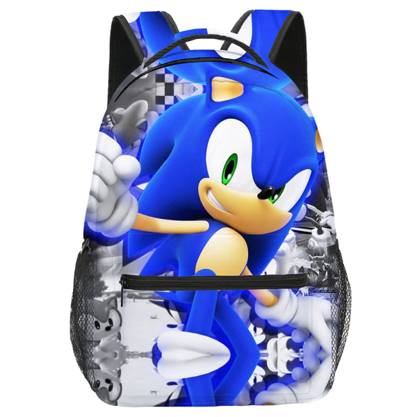 Sonic ryggsäck småbarn karaktär ryggsäck skolmatsäck A