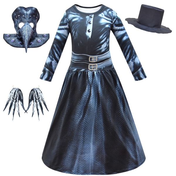 Plague Doctor Costume Cloak Robe Halloween party Props Cosplay 140cm