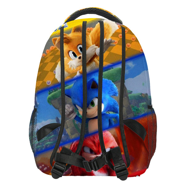 Sonic ryggsäck småbarn karaktär ryggsäck skolmatsäck B