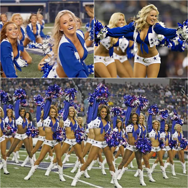 Kvinnors Star Sexy Dallas Cheerleader Kostym High School Flickor Dallas Cheerleading Sports Team Plus Size Damer Dallas Kläder 2XL